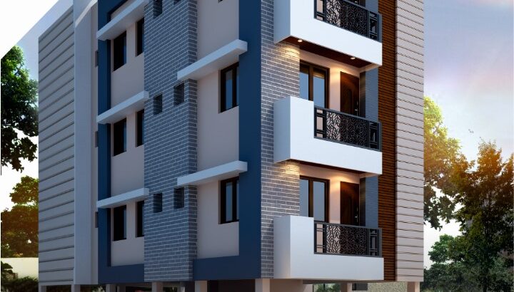 G+3 Building for Sale in Kolathur – 4 Flats | 1203 Sq.Ft Each | Near Alliance Orchid Springs