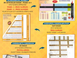 Plots for sale in Chennai in prime various locations