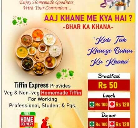 Tiffin Express – Homemade Veg & Non-Veg Tiffin Service in Dhanbad
