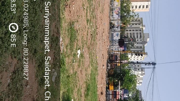 3.25 Ground Land for Sale Opposite Saidapet Metro Station, Chennai