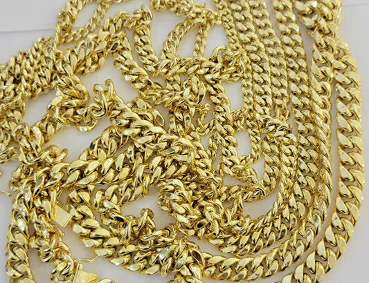 Shop 10K, 14K & 18K Cuban Chain, Rope Chain in Texas, USA